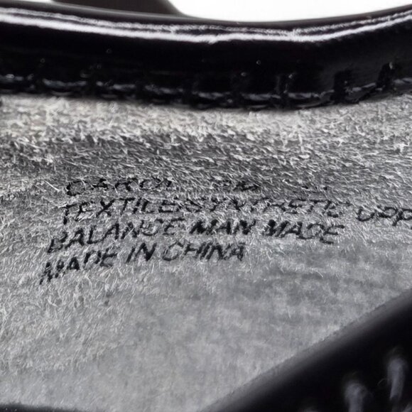 Ros Hommerson Carol Black Patent Trim Slip On Casual Comfort Flats Memory Foam 6 - Picture 9 of 10